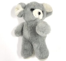 Vintage Mouse Plush Toy &ndash; Gray Color 8" Size No Tag