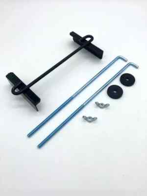 Battery Hold Down Bracket Universal, Cross Bar with 10'' L Bolts