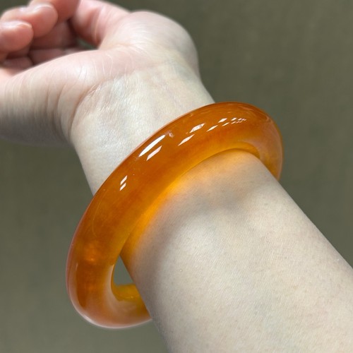 Bracciale Bracciale Giada Giadeite Giada Giada Giada Birmana Alto Ghiaccio Naturale Certificato 61mm - Foto 5 di 11