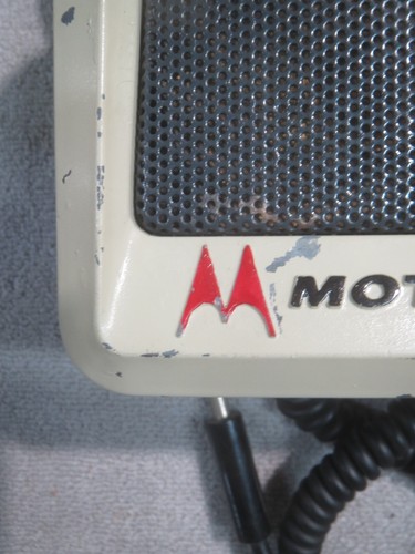 Vintage 1960s Motorola Police/Ham Radio Speaker w/bracket. Tested. - Picture 3 of 6
