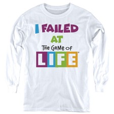 The Game of Life Kids Long Sleeve Shirt I Failed White Tee