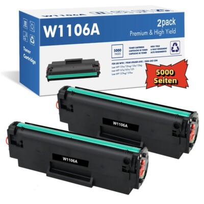 Toner für HP 106A W1106A Mit Chip Laser MFP 135wg 137fwg 107w 135a 135ag 107aXXL
