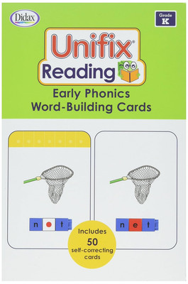 World-Building Cards Small for kids-Unifix Reading: Early Phonics Word-Building 