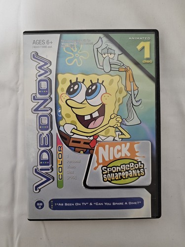 SpongeBob Animated Video Now Color Nick Disc 1 Vintage Volume SB 2 Age ...