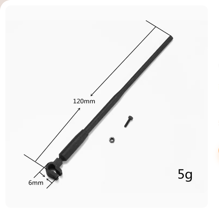 Front Bumper Antenna For DJ TRX-4 / 6 Mercedes Benz 4X4 6X6 G63 G500 TRX4 TRX6