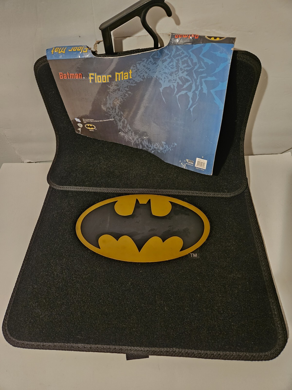 Original Batman Car Floor Mats Fit All Vehicle 4 PC Full Set DC Comics
