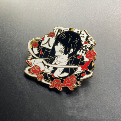 Comic Bungo Stray Dogs HOBBY dazai osamu Original metal Brooch Pin