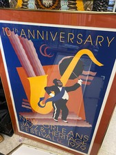 Jazz Fest 1979 Lithograph Signed and Numbered New Orleans NC0012