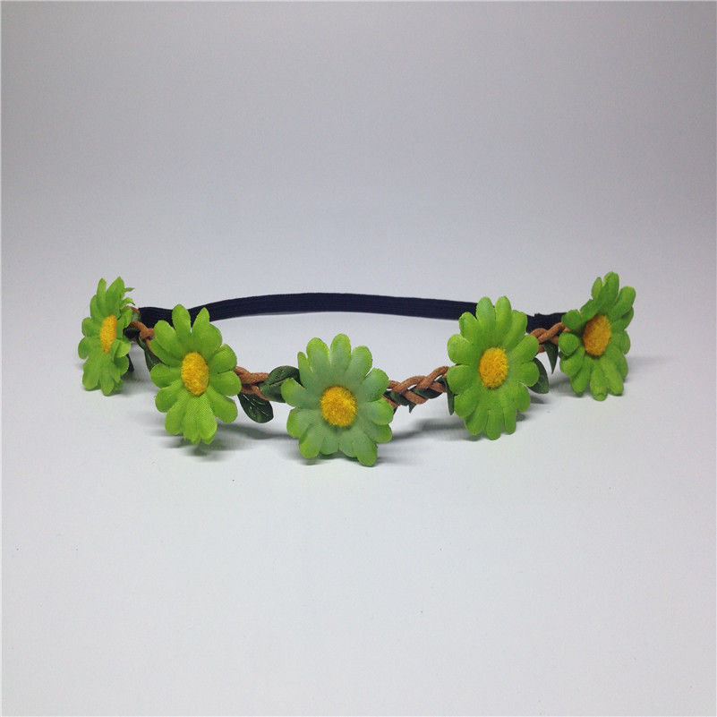 Forlush Sonnenblumen-Haarband – Verstellbarer Blumenkranz Im Bohème-Stil
