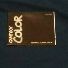 Game Boy Color Instruction Booklet