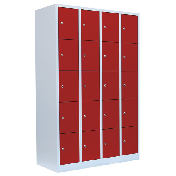 SchließFachschrank 20 FäCher Kompl Montiert Wertfachschrank Spindschrank 520544-image