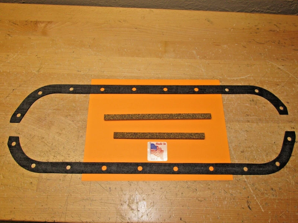 1949 - 1962 CADILLAC 331+365+390 V-8 ENGINE NEW OIL PAN GASKET SET NEW USA BEST - Image 2 of 4