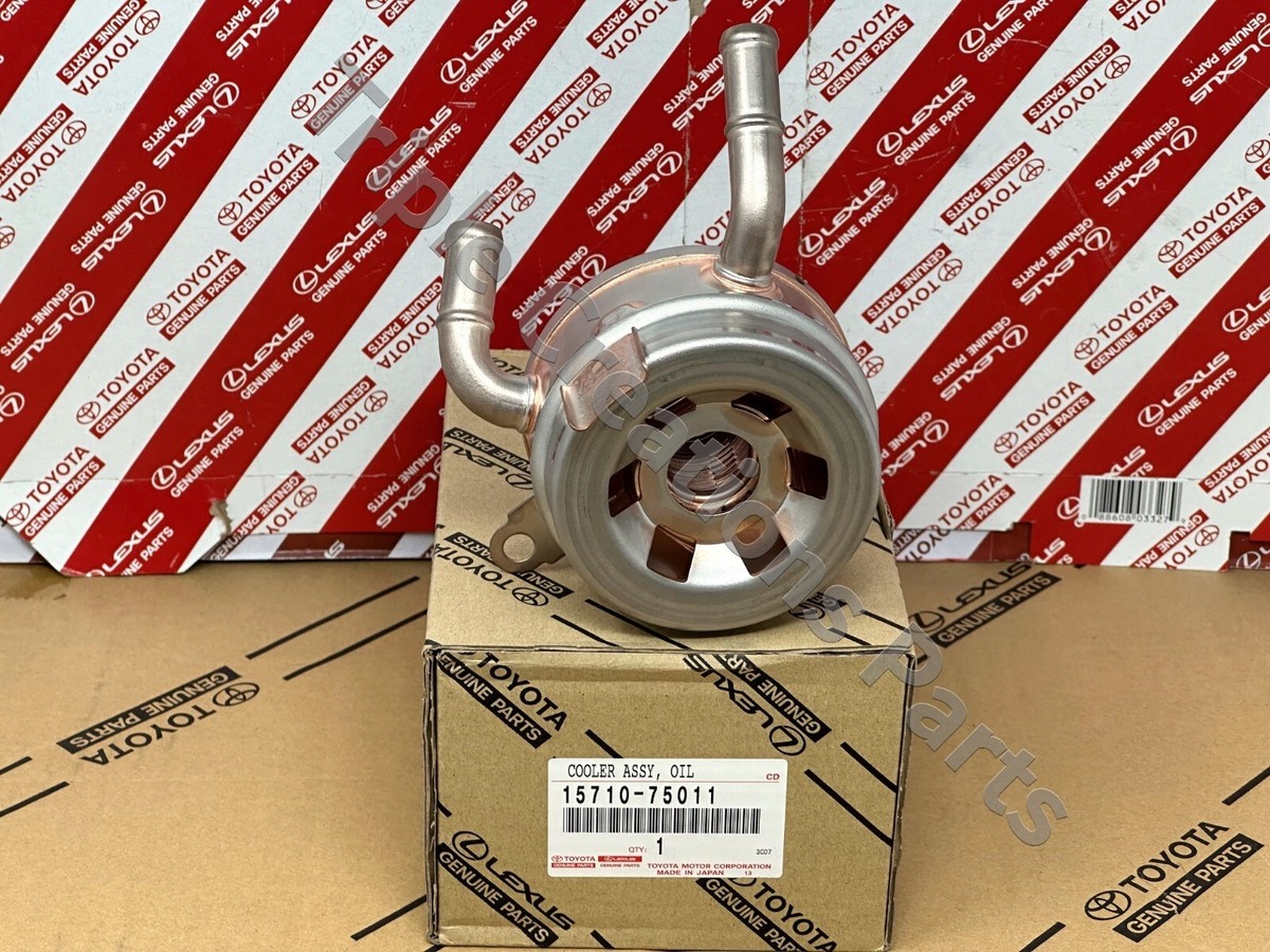 Toyota Genuine 15710-75011 Cooler Assy Oil 1571075011 OEM | eBay