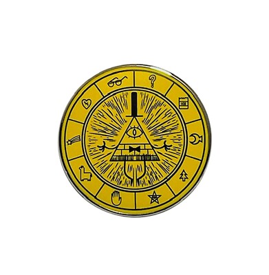 Gravity Falls Metal Enamel 1 Inch Tall Pin