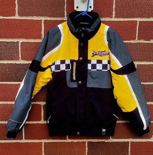 Vintage Ski-Doo Bombardier Racing Style SnoGear Coat Jacket Mens Size Small - Picture 3 of 11