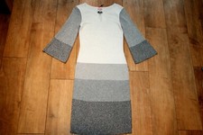 NEW! PHASE EIGHT fine knitted dress SIZE 8 party wool sparkle evening angel 