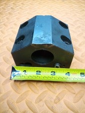 OKUMA 1 1/2" I.D. Turret Lathe Tool Holder Tooling Block 80mm X 45mm BHP 1.500