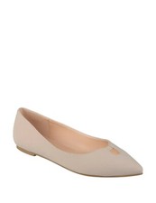 Journee Collection Women's Taupe Hildy Flats Pointed Toe Slip-on Shoes Size 6.5