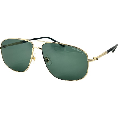 Montblanc Sunglasses MB0104S 003 Matte Silver Pilot Frames w  display picture 1