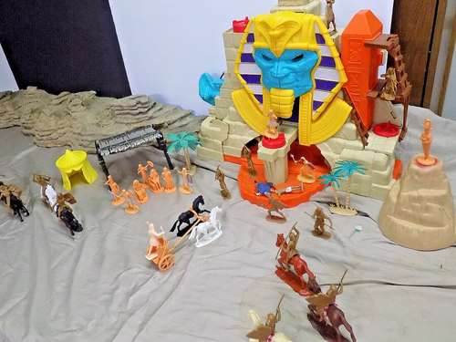 1 unique Egyptian playset Atlantic an Jecsan figures (Feb. Listing) - Picture 5 of 23