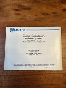 Bases Loaded II Second Season 2 NES Nintendo Instruction Manual Only