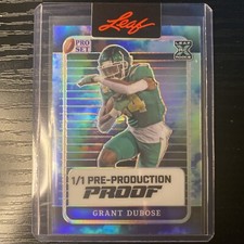 2023 Leaf Metal Pro Set Proof 1/1 RC Rookie Sky - Grant Dubose