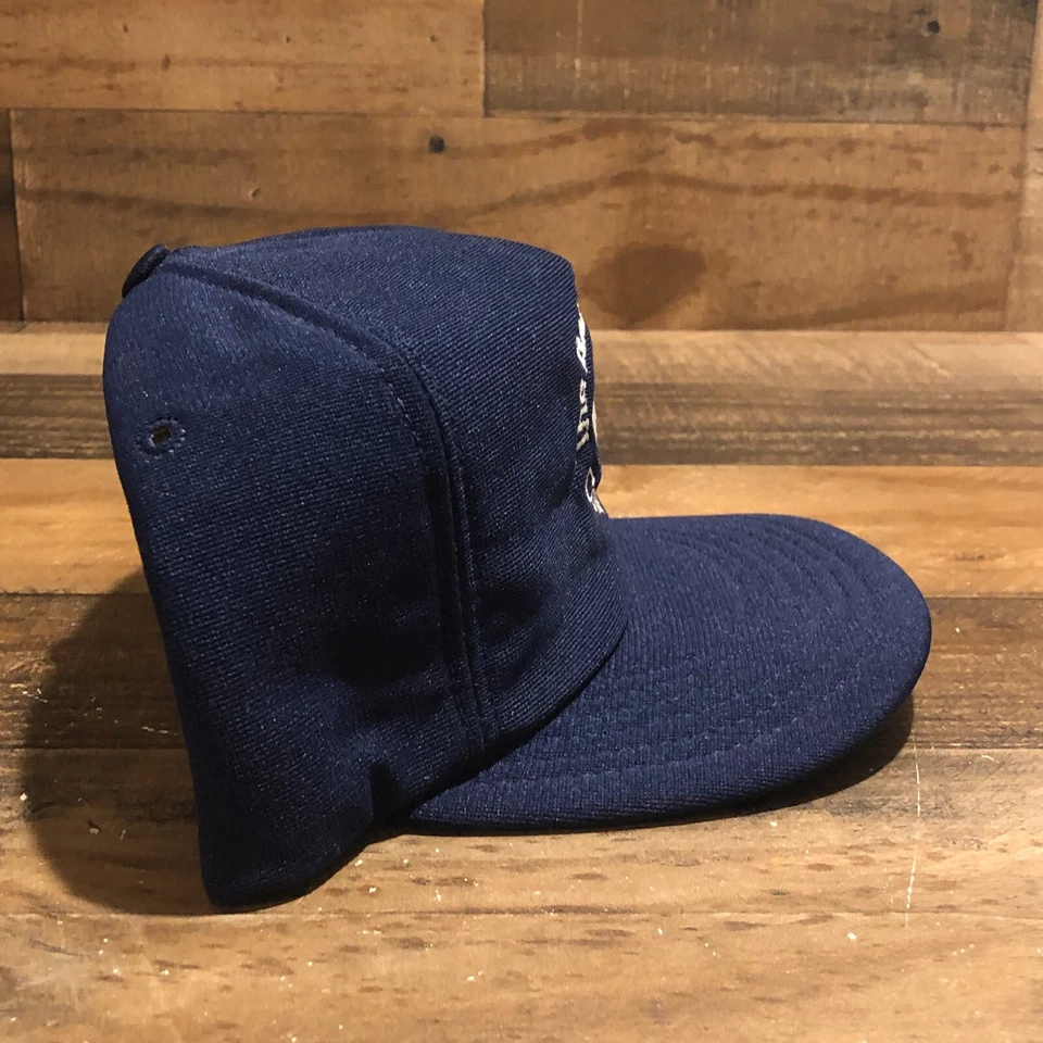 De Colección Bank & Trust Sombrero Gorra Snapback Para Hombres Azul Blanco Espuma Completa Hecha en EE. UU. Años 90 - LEER Foto 4 de 4