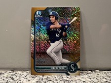 2022 Bowman Chrome baseball Harry Ford Gold Shimmer /50 New Top Prospect BCP-78