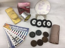 3m Auto Body Shop Tools Supply Mixed Lot - Block Discs Paper Color Chart Etc