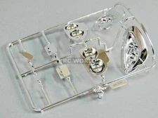 1/10 RC LIGHT BUCKETS For CHEVY CORVETTE Bodies 190mm Chrome Plated Front + Rear