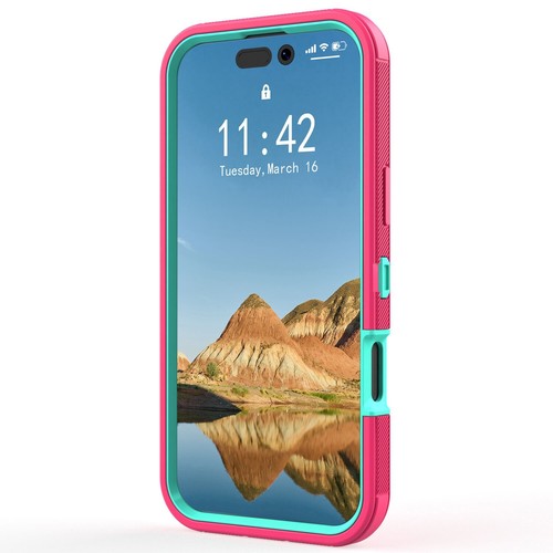 For iPhone 16 Pro Max/16+/16 Pro/16e/16 Shockproof Heavy Duty Phone Case Cover - Picture 9 of 87