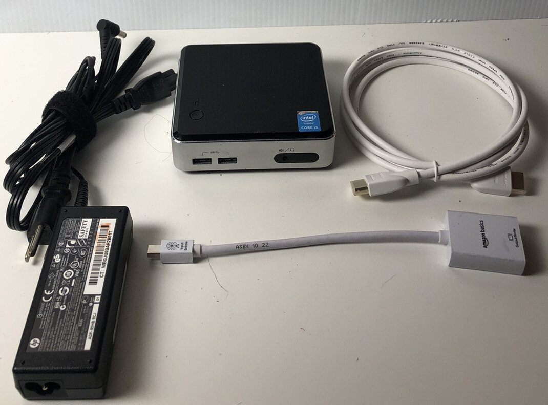 Intel NUC Core i3-4010U D34010WYK, WIN 10, 8GB RAM W/Charger PS,HDMI Cab,Adapter Intel NUC Core i3-4010U D34010WYK, WIN 10, 8GB RAM W/Charger PS,HDMI Cab,Adapter