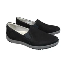 Dansko Laraine Slip On Black Suede Shoes Women's  Size US 8.5/9 Stretch Casual