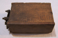 Vintage Ignition Buzz Coil Wood Case Antique Auto Part Collectible -4.753.25