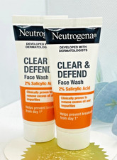 2 x Neutrogena Clear & Defend 2% Salicylsäure ölfreies Gesichtswasser - 15ml