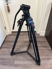 Cartoni HiDv Cinema Tripod Legs Sticks  Action Fluid Head