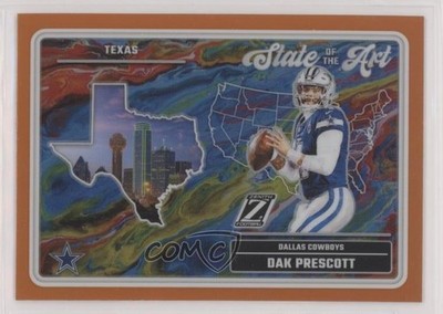 2024 Panini Zenith State of the Art Orange Dak Prescott #5 1n7e