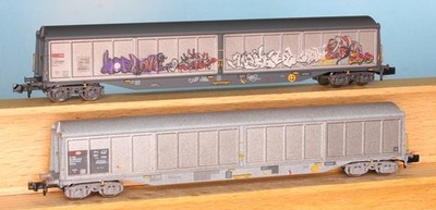 Hobbytrain 23471, - Spur N -, SBB Güterwagen-Typ Habils , 2er-Set, Ep. 5-6