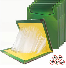 Sticky Traps GluePads, Strong Multi-Use Gum Boards for Indoor outdoor 5-Pack