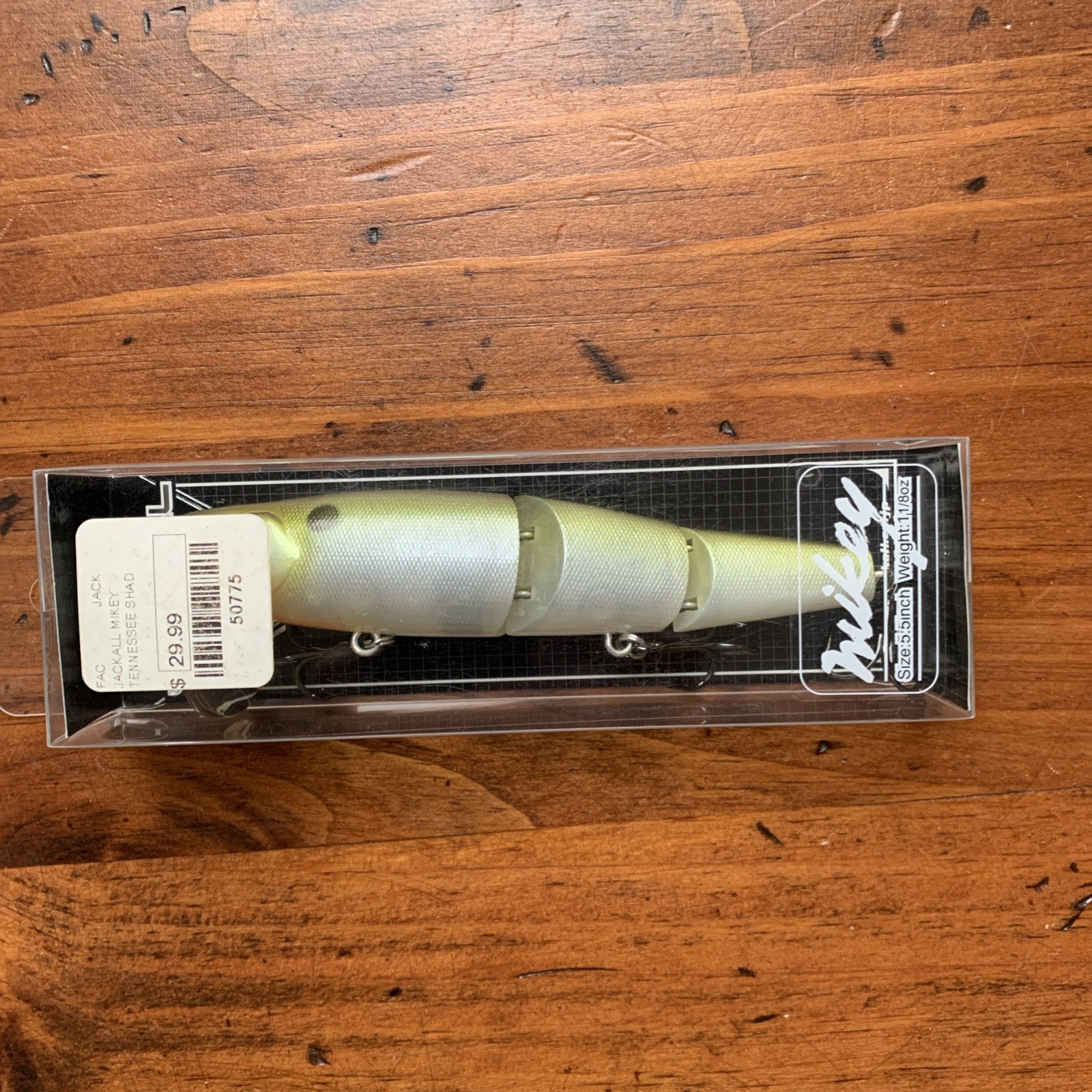 Jackall Mikey 140 Old Stock NIB Tennessee Shad Nice Swimbait/wakebait Fishing