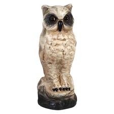 10" Vintage White Owl
