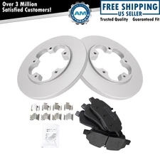 Rear Semi Metallic Brake Pad & Coated Rotor Kit for Ford Transit Van