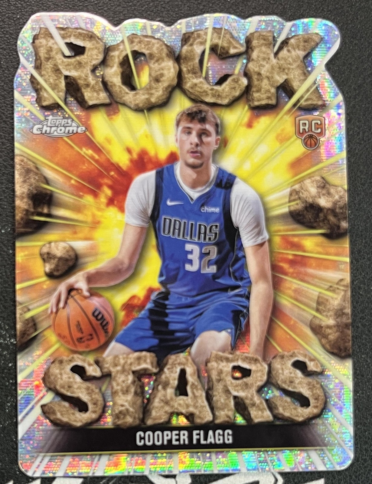 2025-26 Topps Chrome Cooper Flagg RC Rookie Rock Stars Case Hit SSP