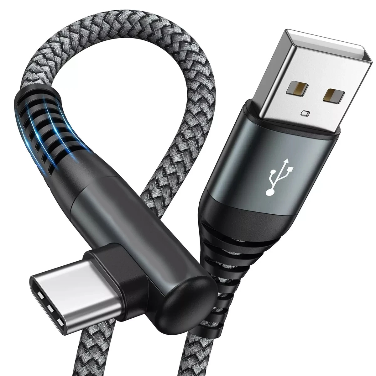 Cavo Micro USB 2 Metri Per Oppo A15 - Ricarica Rapida E Sincronizzazione Dati, Resistente E Robusto