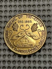 Krewe Of Tri-Cities 1995 Legends Of The Sea Aluminum Token