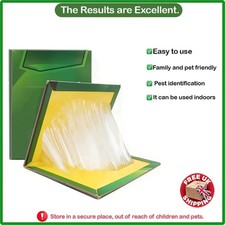 10 Pack Pest Trap Boards, Strong Sticky Trap Pad And Boards For Multi Pests Glu