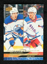 2024 Extended Series Checklist High Gloss 8/10 Evan Bouchard Adam Fox #699 0v1a