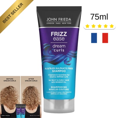 John Frieda Frizz Ease Shampoo / Shampooing Rêve Cheveux Bouclés 75 ml - Photo 1/2