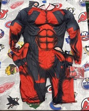 Traje Completo Deadpool Muscle Chest MARVEL Dibujos Animados Disfraz Para Hombre