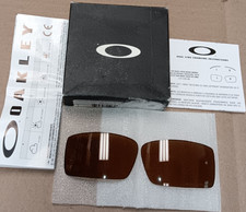 Genuine Oakley GasCan Replacement Lenses Bronze HDO UV Protection.